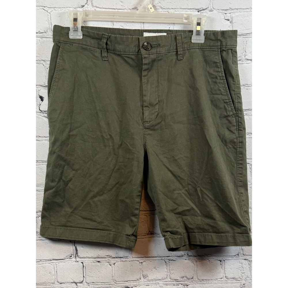 Goodfellow & Co. Olive Green Chino Shorts Casual‎ Comfort Size 30